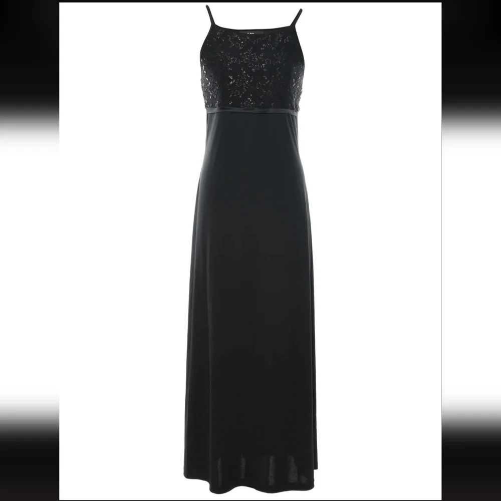 BYER TOO! sz M California Vintage Y2K 90s Maxi Formal Dress Gown Gothic Romantic